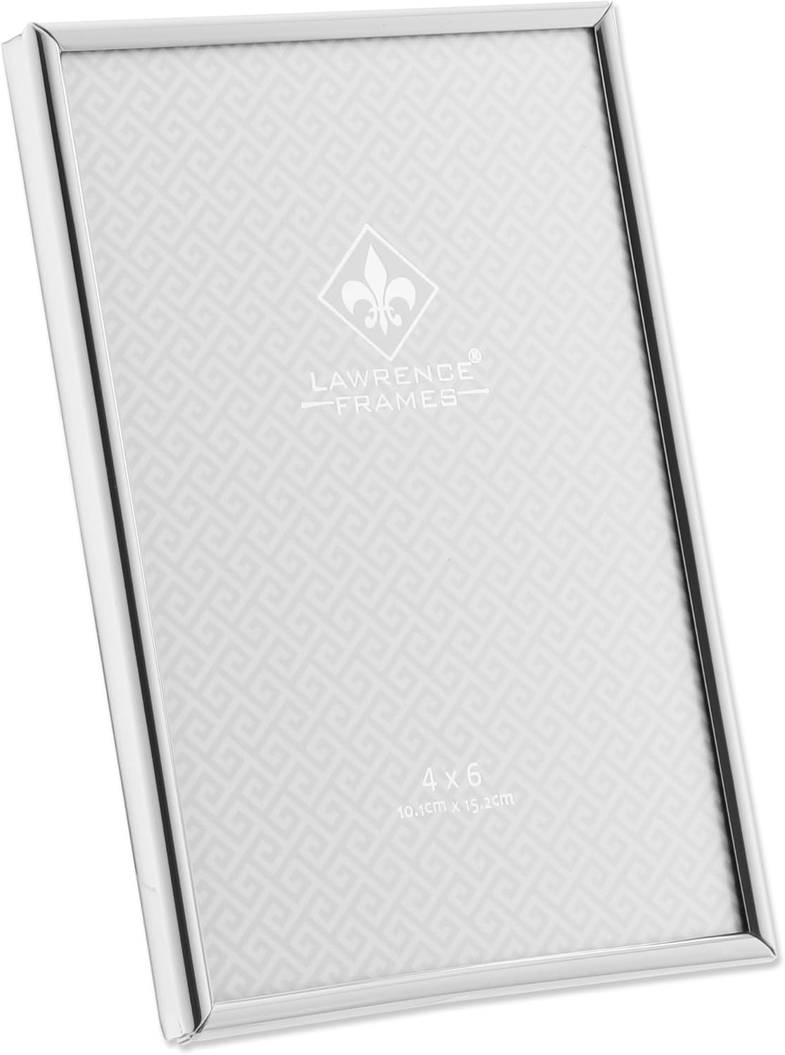 Lawrence Frames Simply Metal Picture Frame, 4 by 6-Inch, Silver image number 1