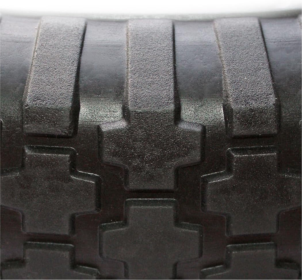 16" Solid Tyre, Puncture-Proof Solid Rubber Tyres, Wheelbarrow Wheels Flat Proof 25Mm Bore 6.5"-8", for Garden Wagon/Wheelbarrow/Hand Truck/Trolley Dolly/Lawn Mover Replacement image number 2