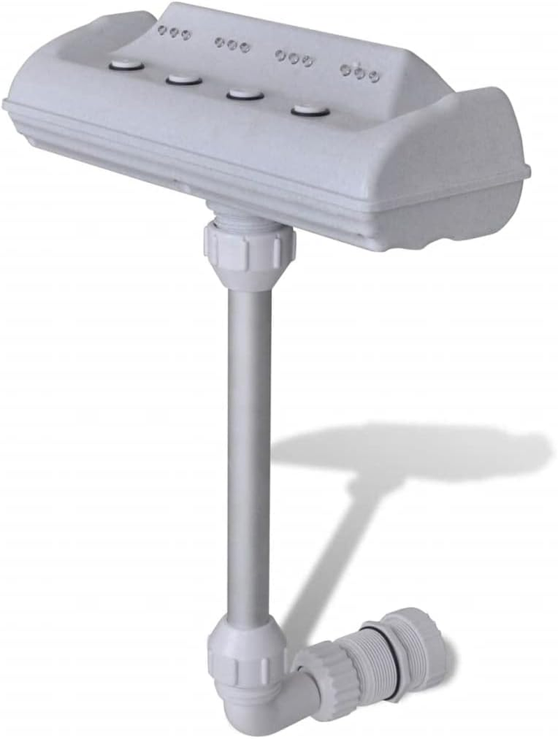 Cascade Waterfall Swimming Pool Fountain with 4 Water Jets and 12 LED Lights, 31 X 43 Cm image number 1