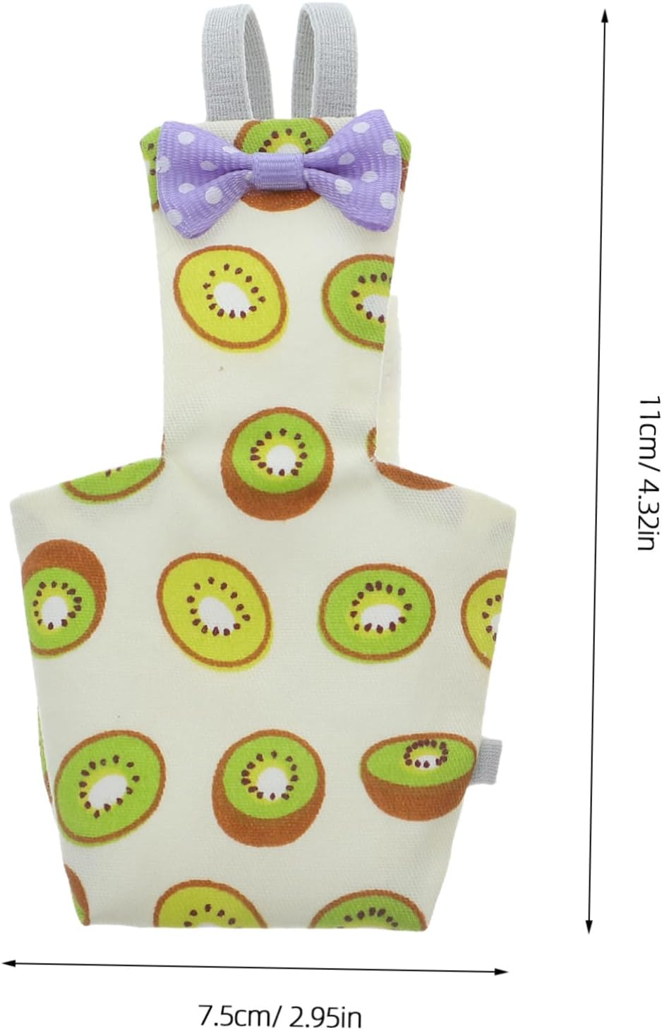 HANABASS 2Pcs Bird Flying Clothes Parrot Diapers Fruit Pattern Breathable Nappy for Budgies Lovebirds Cockatiels Accessories for Parties and Holidays image number 3