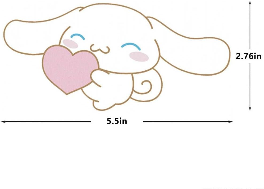 Anime Car Sticker Waterproof Car Bumper Sticker,Kawaii Car Accessories Car Window Decals,Cute Hood Decals for Cars image number 5