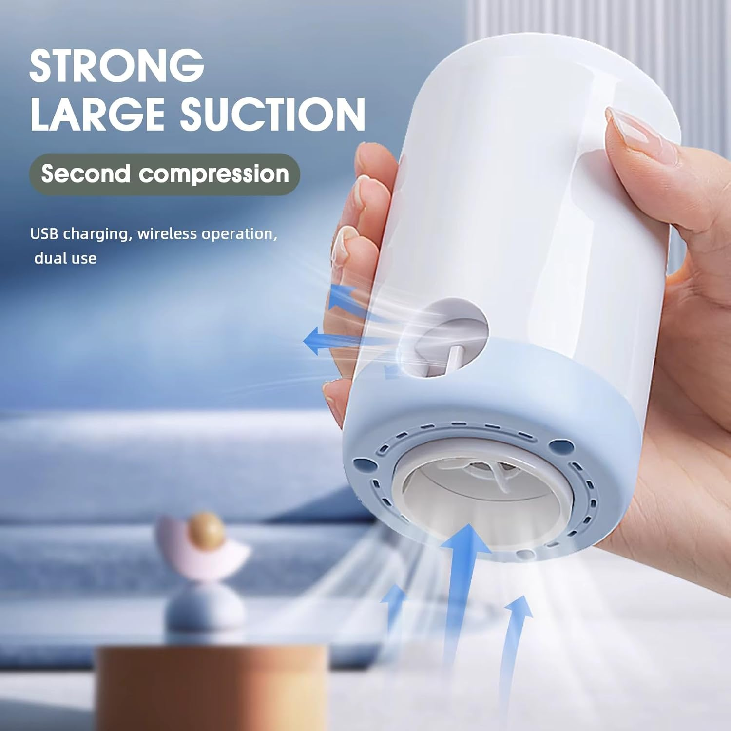 Men'S Vacuum Compression Backpack: Travel & Tech Ready image number 5