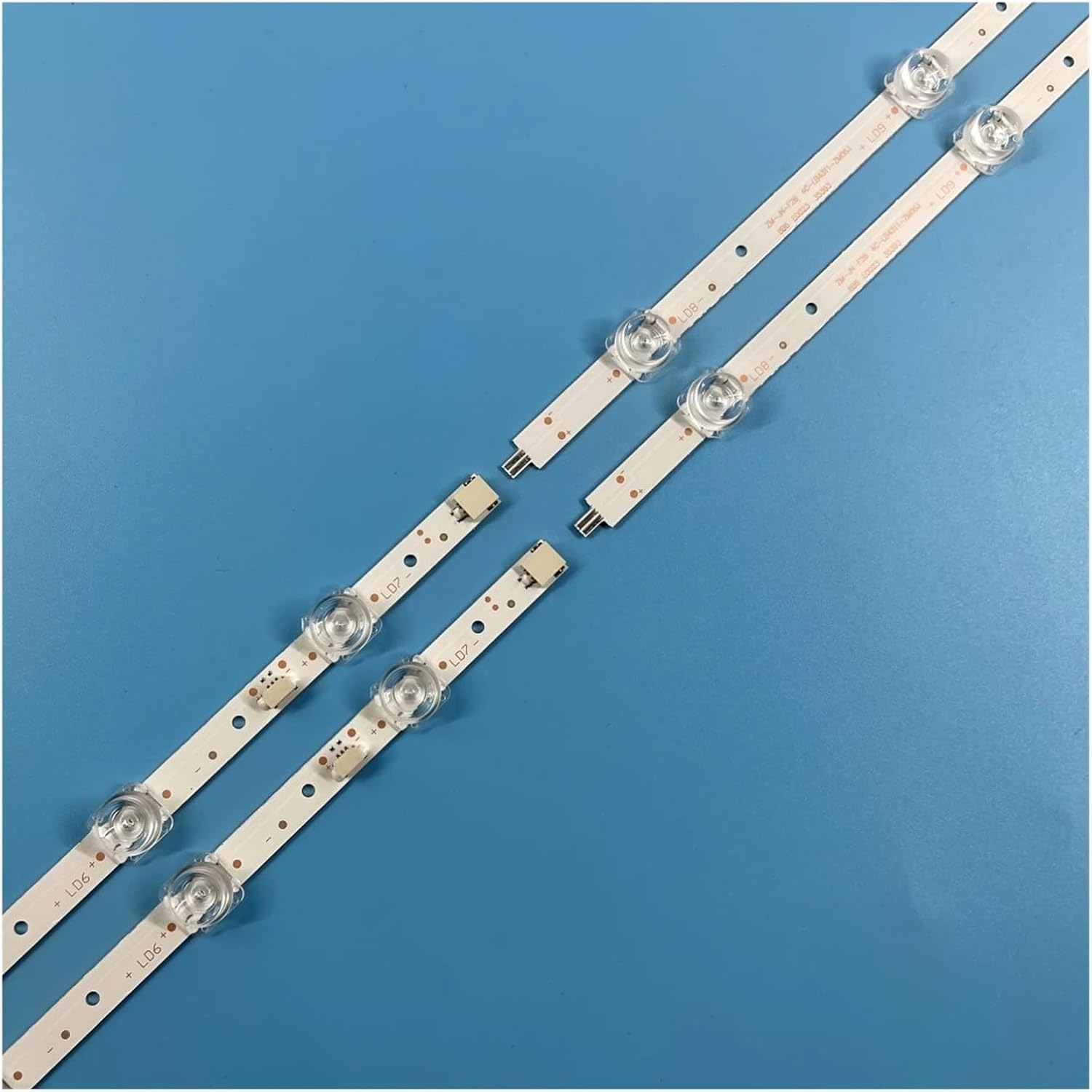 LED Backlight Strip(2) for 43S6500FS 43S6500 43S423 43S421 43S325 T.-Homson 43UD6426 4C-LB4311-HR01J ZM05J ZM06J 43HR330M11A1 (Color : 2PCS 1TV)