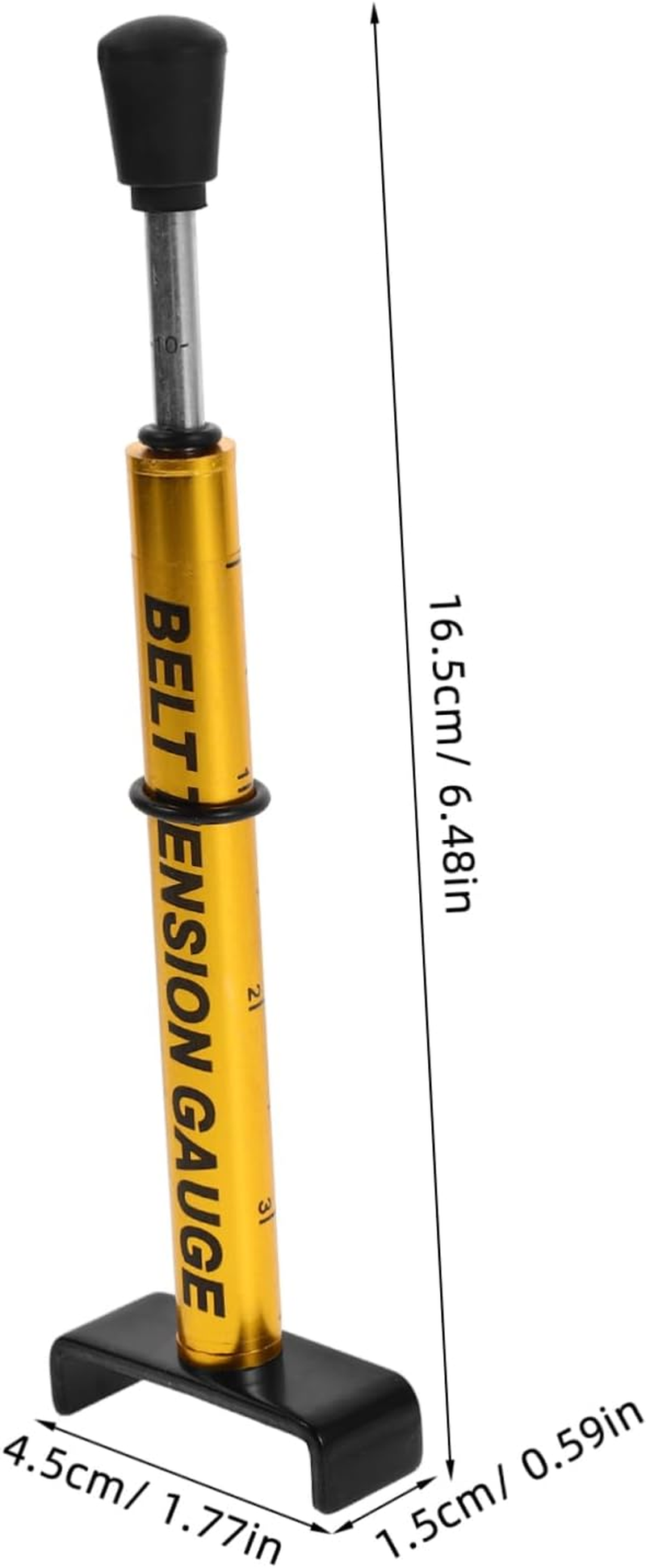 Universal Belt Tensioner Pulley Tool 10Lbs Adjustable Ratchet Accurate Drive Belt Tension Gauge for Automotive and Motorcycle Maintenance Repair