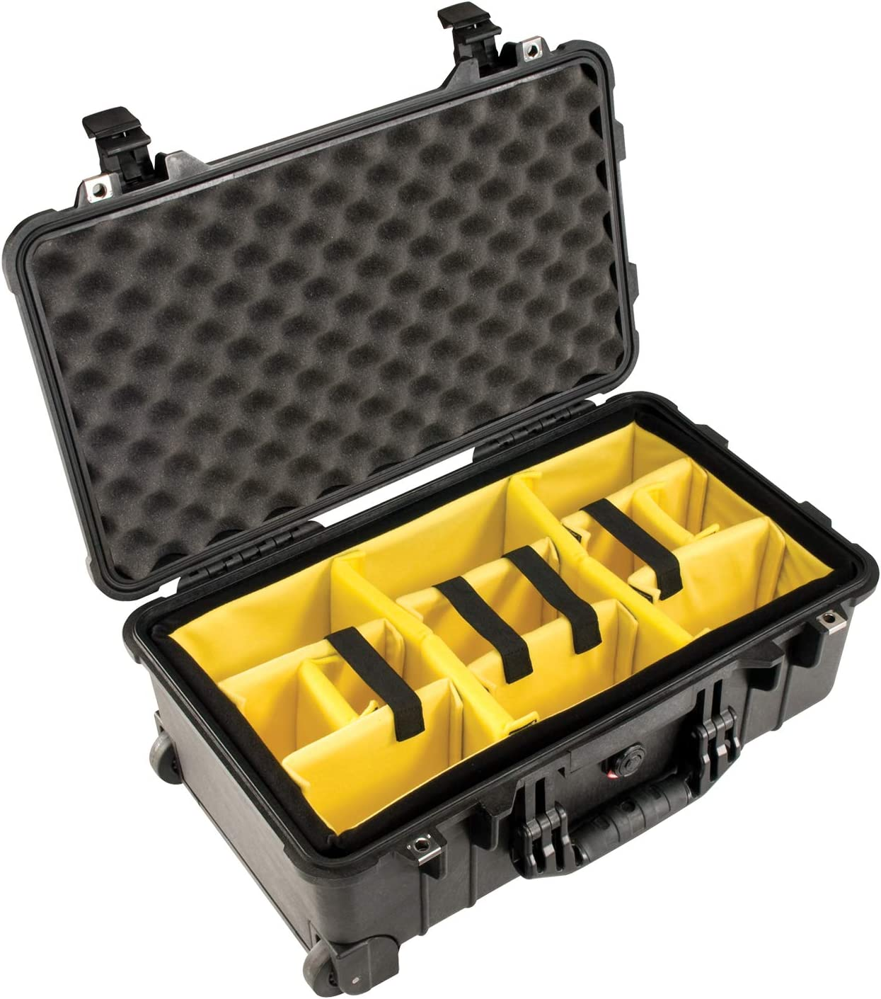 Pelican 1510 Case with Padded Dividers (Black) image number 6