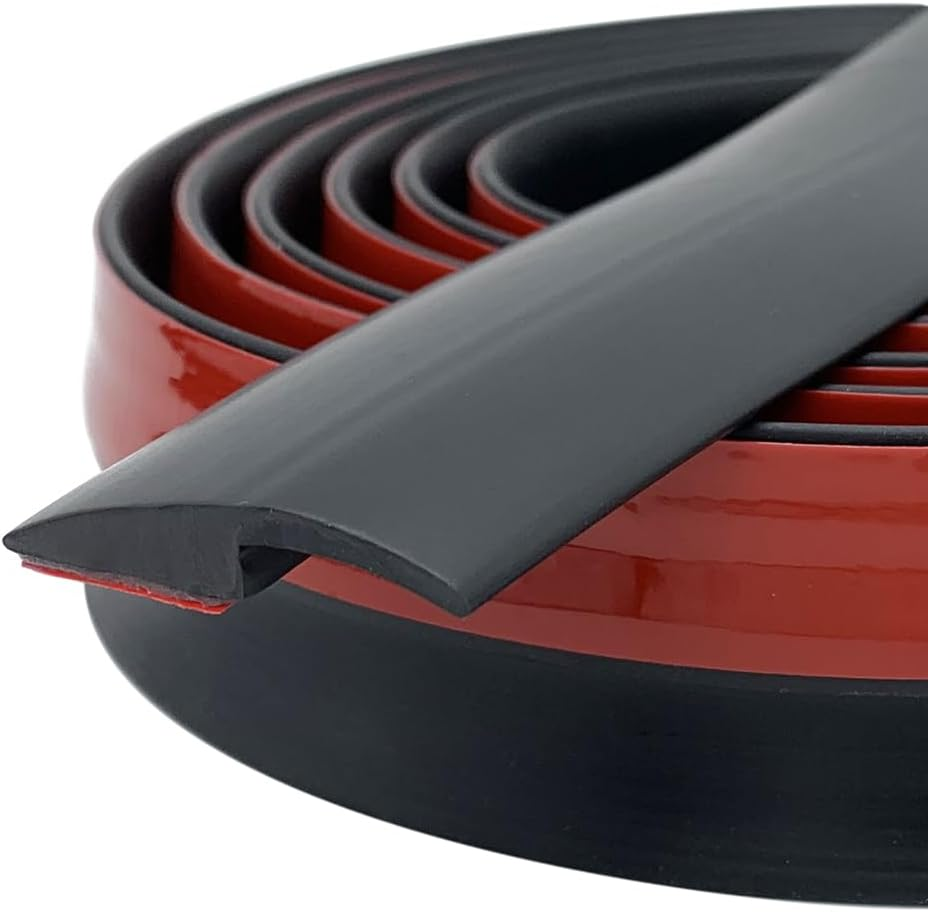 Aroilder Carpet Floor Transition Strip 10Ft, Self-Adhesive Carpet to Tile Transition Edging Trim Suitable for Doorways Threshold, Cover Height within 5Mm &ndash; Black image number 3