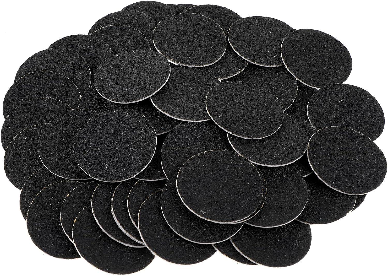 Dimeho 60 Pcs Replaceable Sandpaper Refill Discs 180 Grit Sandpaper Pad Discs for Electric Foot File Callus Remover Foot File Pedicure Tool Replacement Sandpaper Disk Set for Hard Dead Skin Removal image number 2