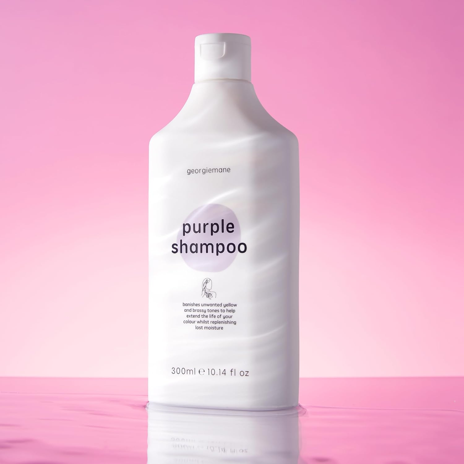 Georgiemane Purple Shampoo 300Ml, 100% Vegan, Cruelty Free, Repairs and Hydrates, Made in Australia, Designed for Blondes image number 1