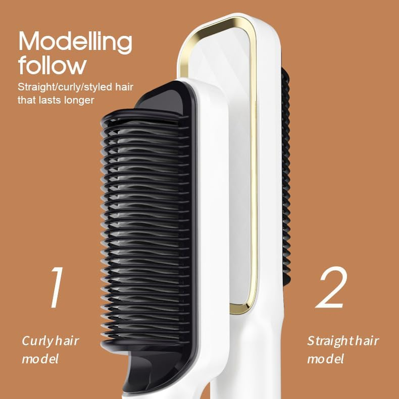 Tootoo Negative Ion Hair Straightener Styling Comb (Black) - Black image number 6