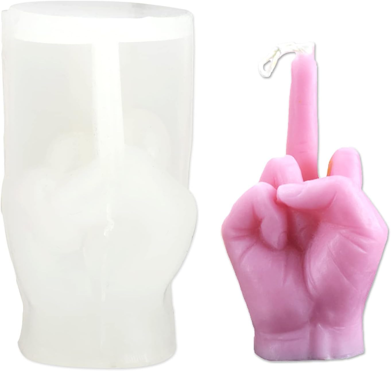 Flower Silicone Mold, Candle Molds, 3D Peony Candle Mould Soap Muffin Chocolate Wax Ice Epoxy Resin Mold DIY Mould for Craft Handmade Gift