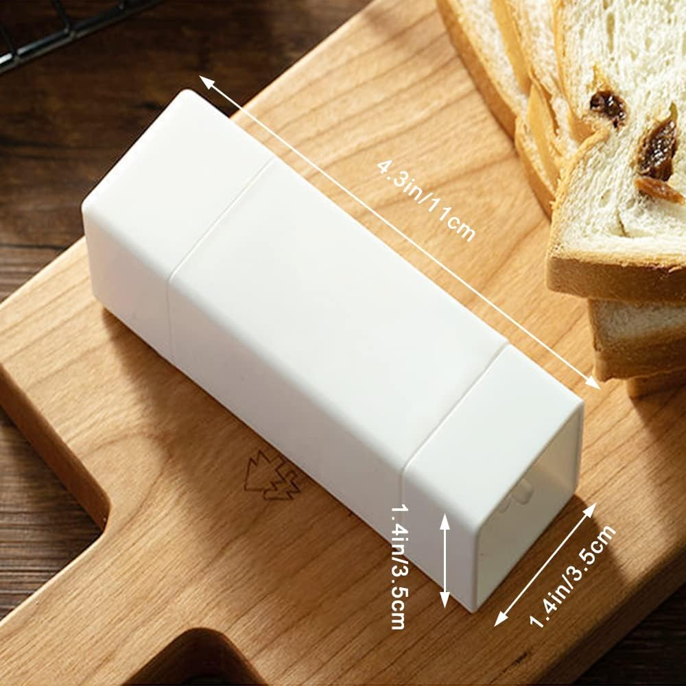 Rotary Type Butter Spreader, Corn Cob Butter Spreader, Butter Dispenser Butter Stick Holder, Spreads Butter Evenly on Pancakes, Waffles, Toast (White, Small) image number 3