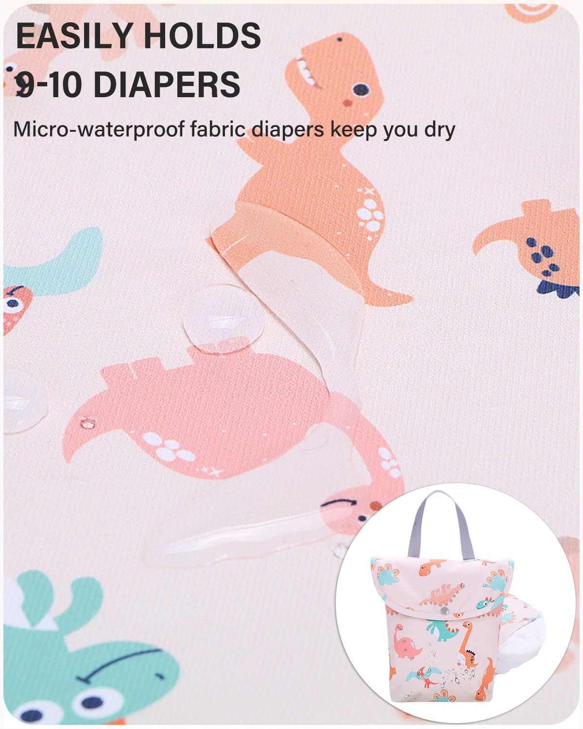 Wet Bag Nursery, Wetbag Nursery, Laundry Bag, Wet Bag, Nappy Bag, for Toddler Nappies, Pool, Gym, Beach, D'Alene To image number 4