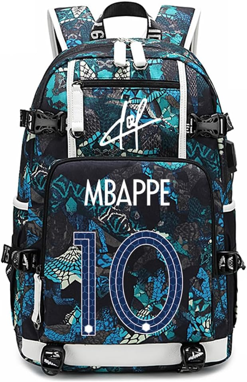 Soccer KM10 Multifunction Backpack Travel Football Fans Laptop Bookbag