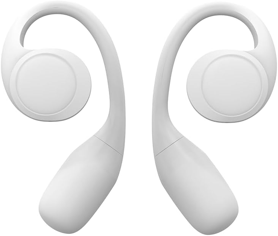 SPC Ether 2 Sense Wireless Open-Ear Bluetooth Headphones with Noise Cancellation, Long Battery Life (30 Hours), Microphone, Two Connection Options, IPX4 - White image number 4