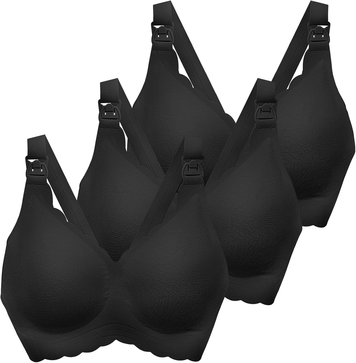 Nursing Bras for Breastfeeding, Seamless Ultra Comfort Maternity Bra, Natural Shape Pregnancy Bras for Women