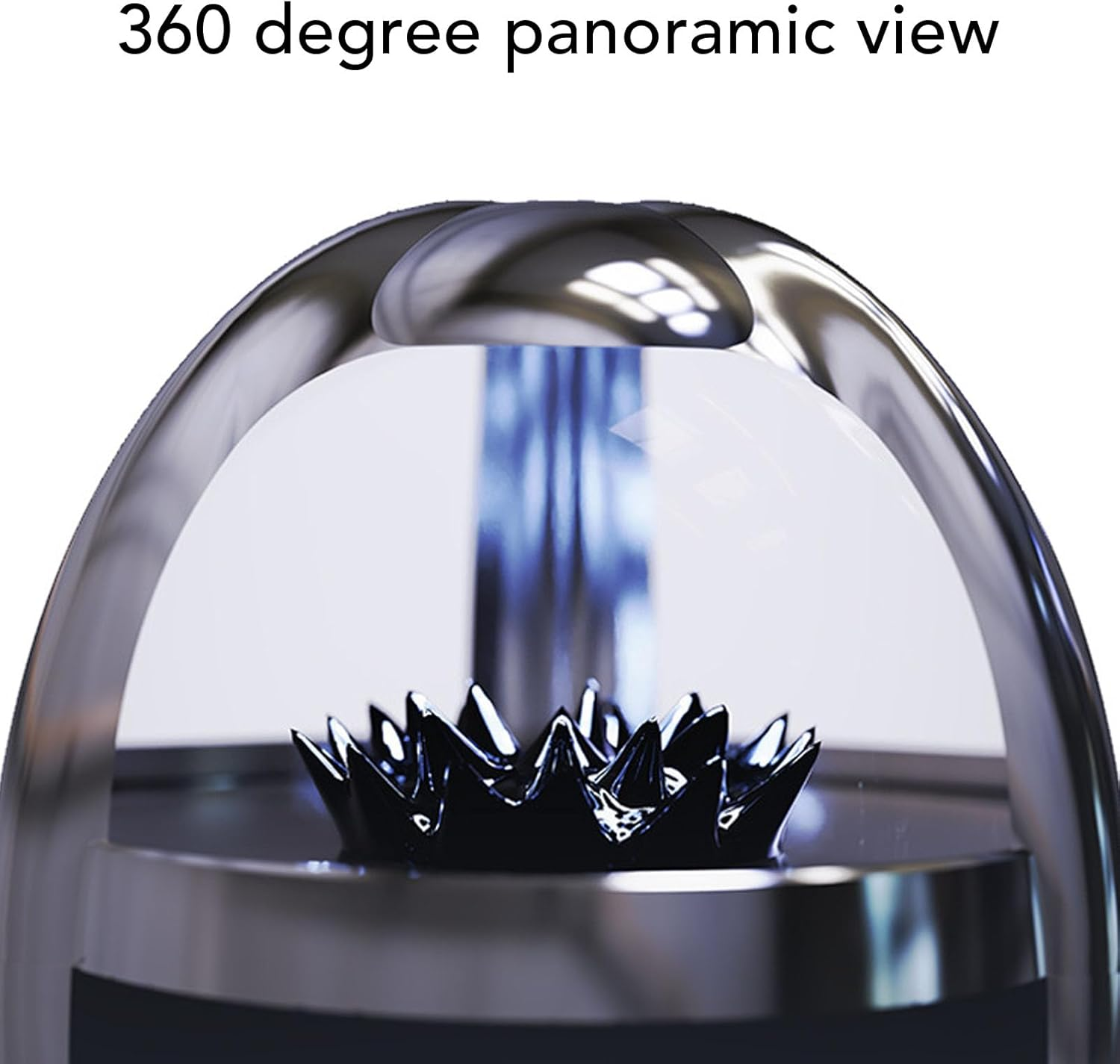 Bewinner Ferrofluid Speaker Sound Visualizer Upgraded - Music Rhythm Dancing Ferrofluid, Bluetooth 5.0 Wireless Speaker, Portable Light Desktop Transparent Speaker for Game Decor image number 1