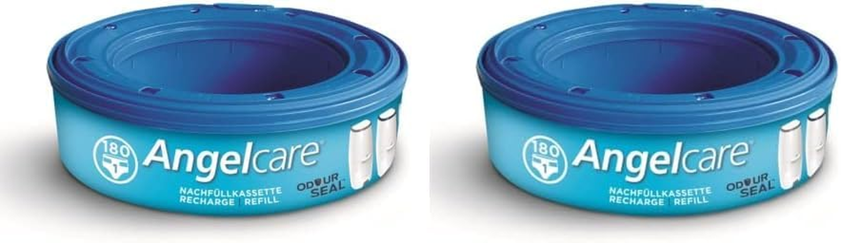 Angelcare Nappy Disposal System Refill Cassette, 1 Count (Pack of 2) image number 2