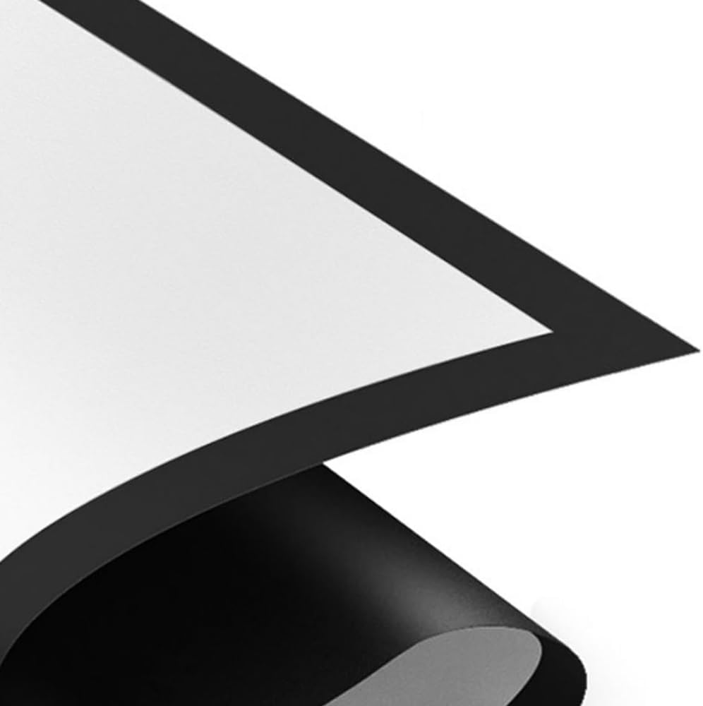 60"/72" Manual Pull down White Projector Screen Anti-Crease Portable Projection Movie Screen Outdoor Indoor Public Display Screen(72",4:3)