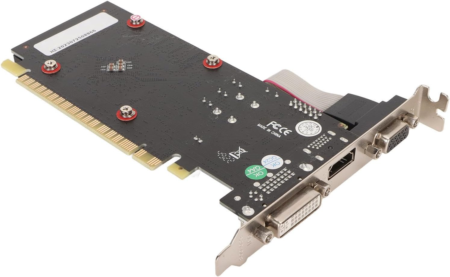 Single Fan Graphics Card, 2GB GDDR3 Graphics Card Plug and Use Strong Image Processing for PC Computer image number 5