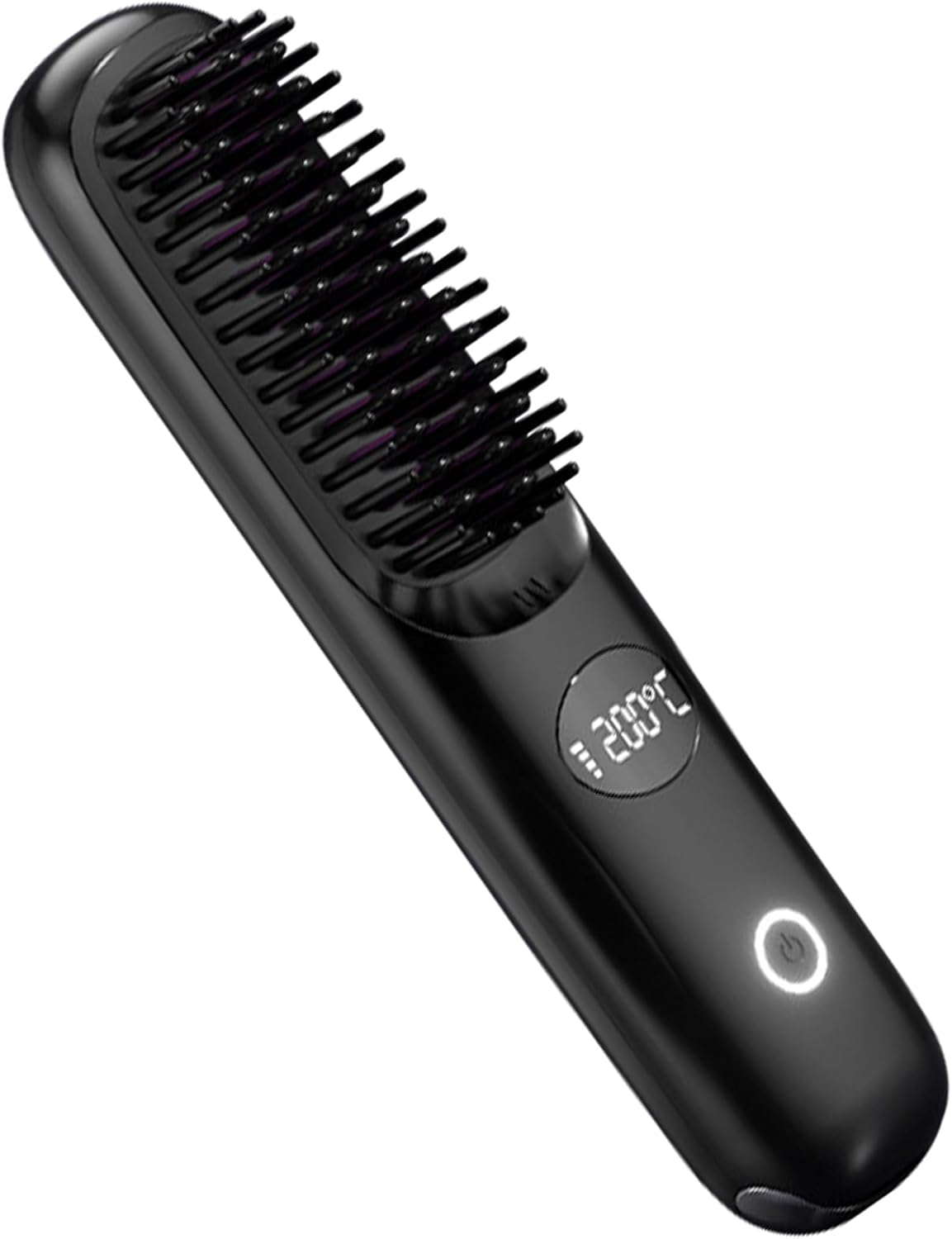 Hair Straightener Brush | Portable USB Charging Smoothing Straightener, Straightening for Women, Girls, Daytime, Traveling