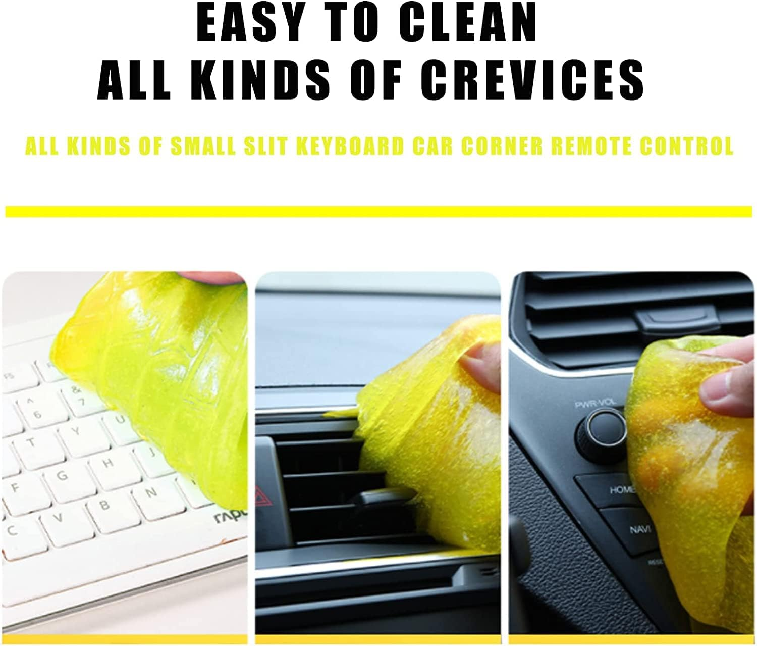 4 Pack Cleaning Gel, Car Accessories for Men and Women, Dust Cleaner for PC Keyboard Car Detailing Laptop Dusting Home and Office Electronics Cleaning Kit | Cleaning Supplies