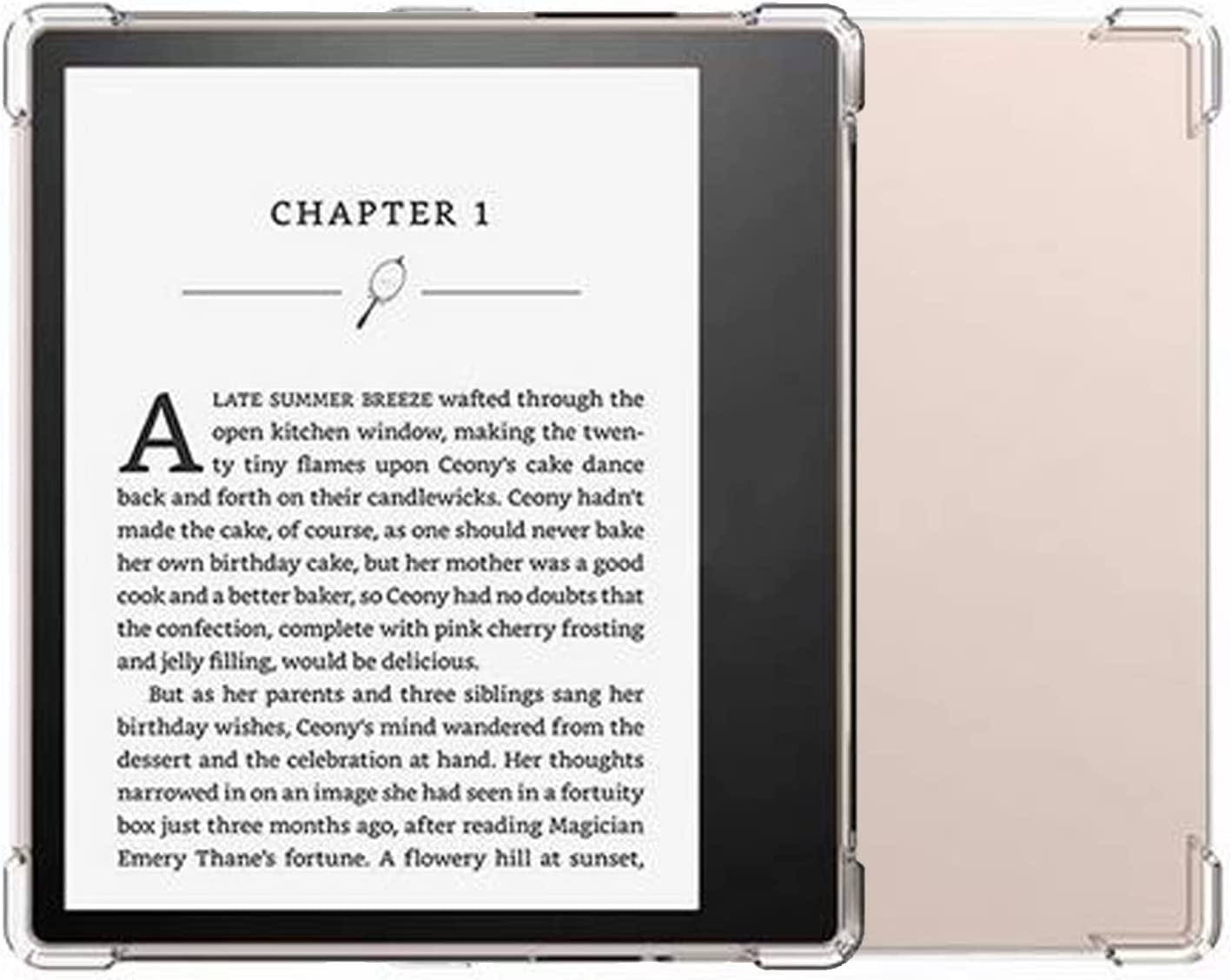 Crystal Clear Case Cover for All-New Kindle (11Th Generation-2024, 2022, 6 Inch, Model:C2V2L3), Shockproof Thin Silicone Case