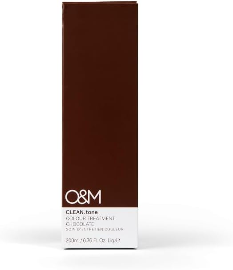 O&M Clean.Tone Chocolate Colour Treatment for Brown to Dark Blonde Hair- 200Ml- Clean from Sulfates, Parabens, Silicones, MIT, Phthalates,Triclosan, Propylene Glycol & Gluten, PETA Certified, Vegan and Cruelty Free image number 4