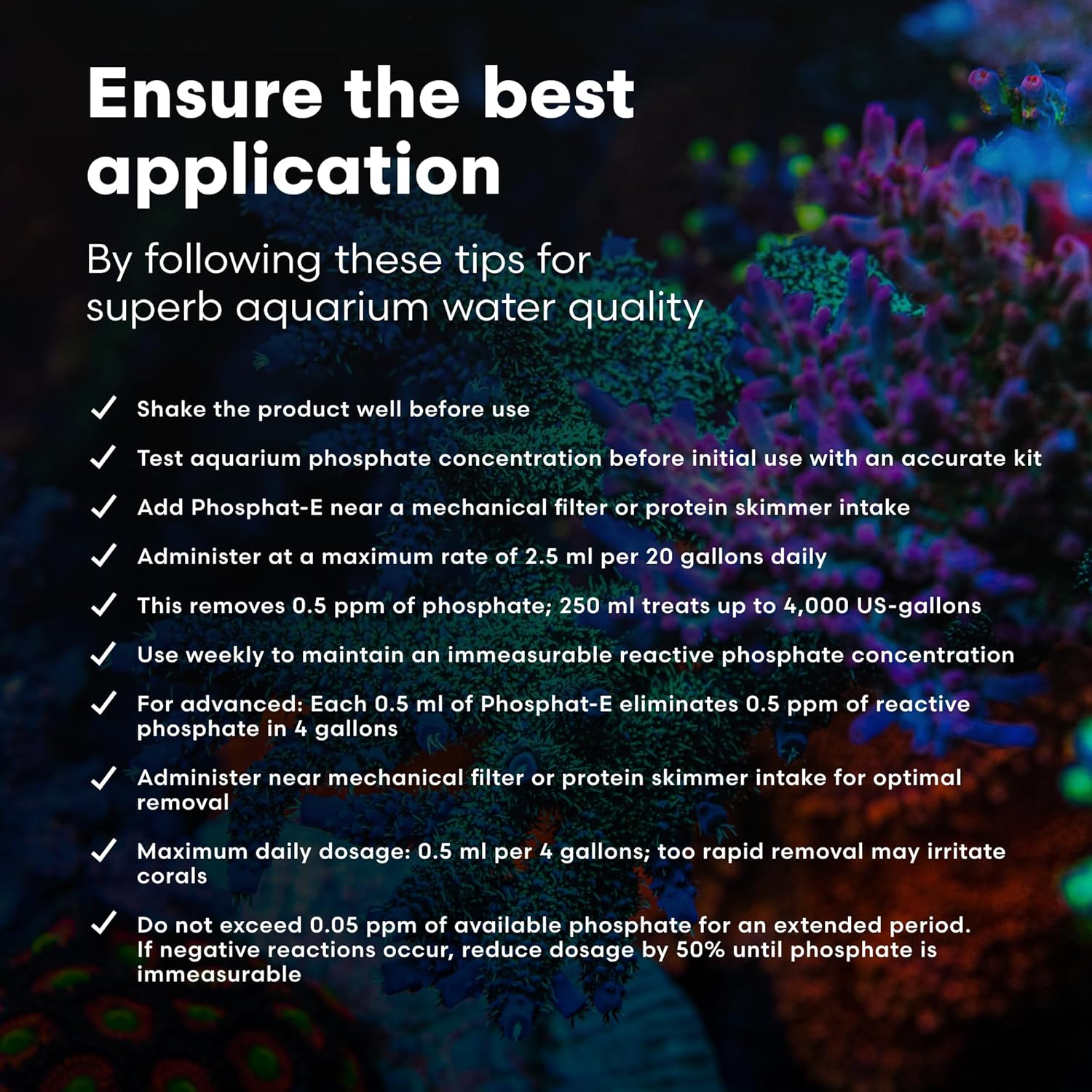 Brightwell Aquatics Phosphat-E - Liquid Phosphate Remover for Marine Fish and Reef Aquarium 250-ML