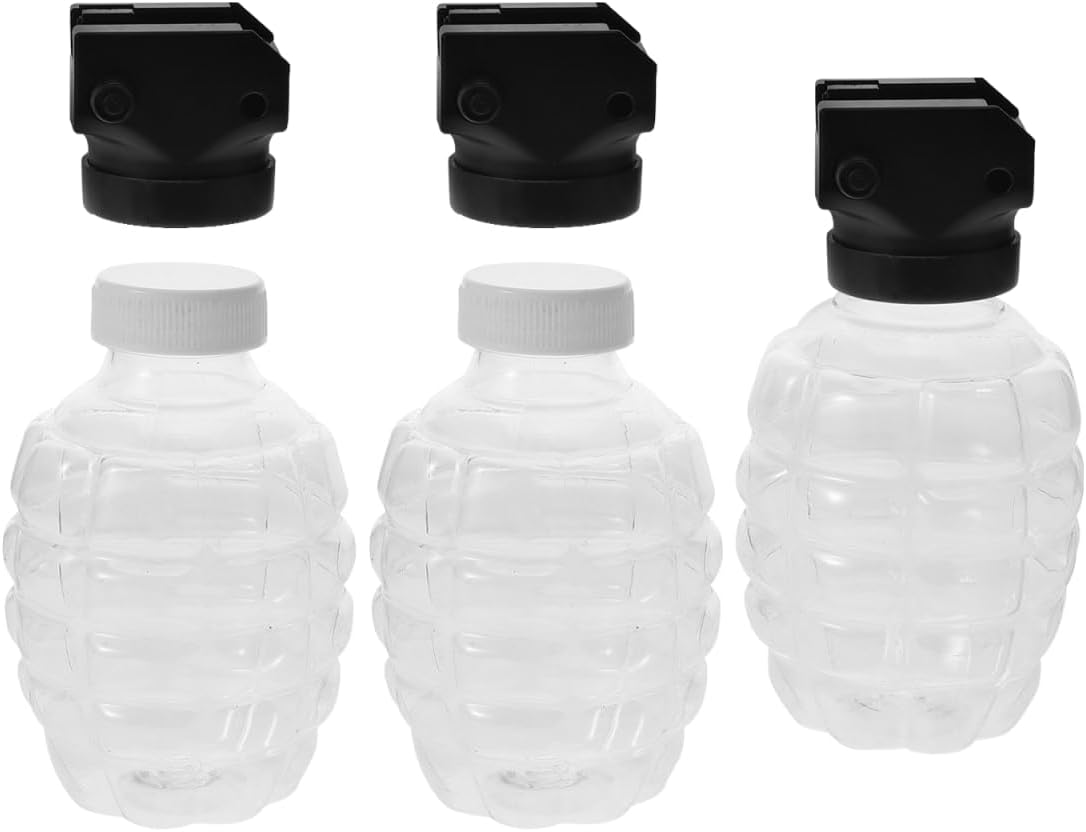 UPKOCH Waters Gels Bead Subpack Bottle 3 Sets Waters Bullets Bead Refill Bottle Ammobottle Plastic Funnel Pineapple Bottle Waters Gels Bead Accessories for Gelgun Outdoor Play image number 5
