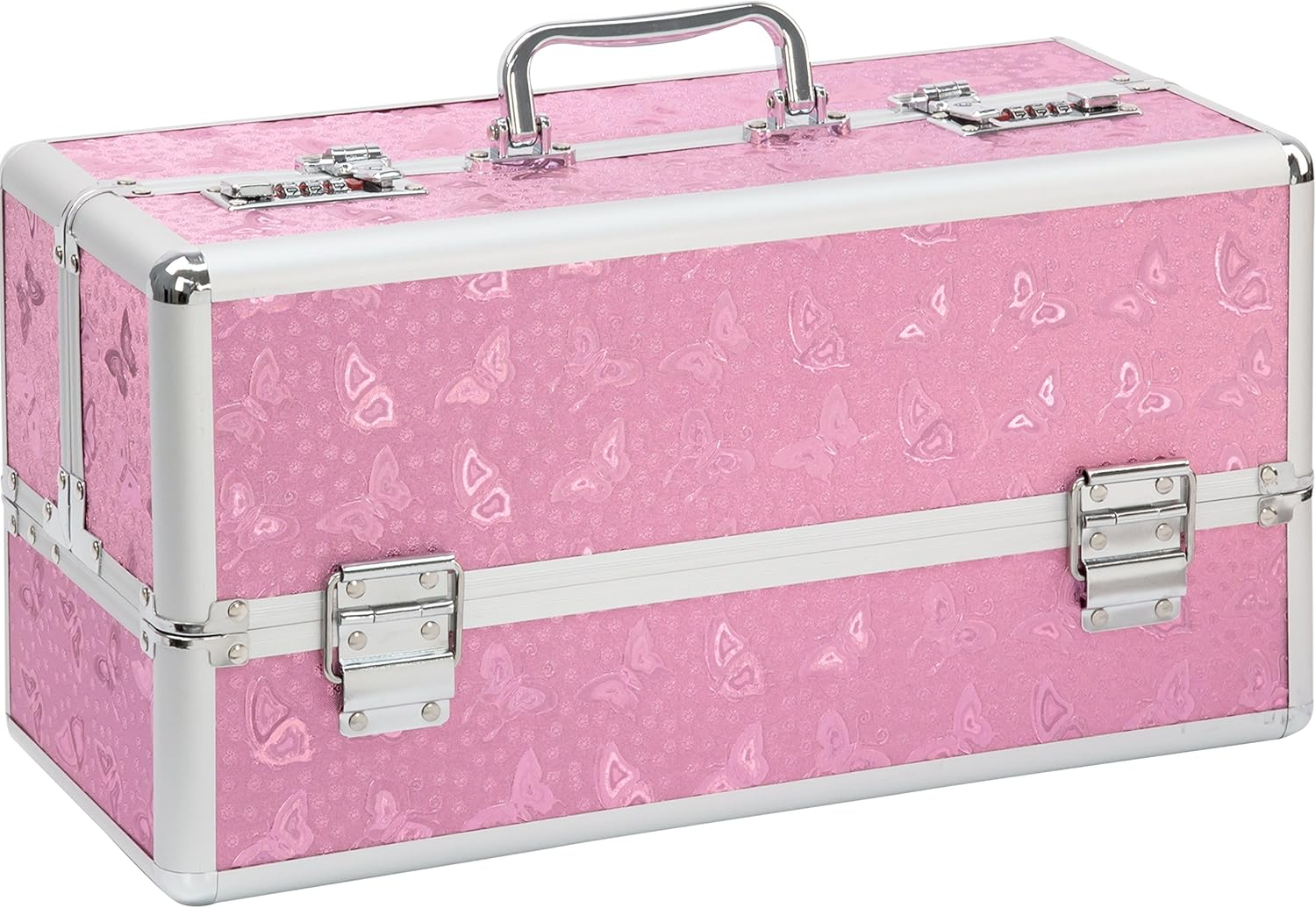 BMS Lockable Large Vibrator Case, Pink
