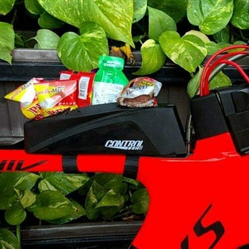Controltech Triathlon TT Top Tube Storage Rubber Case Box with Strap ATTK, ST1782 image number 1
