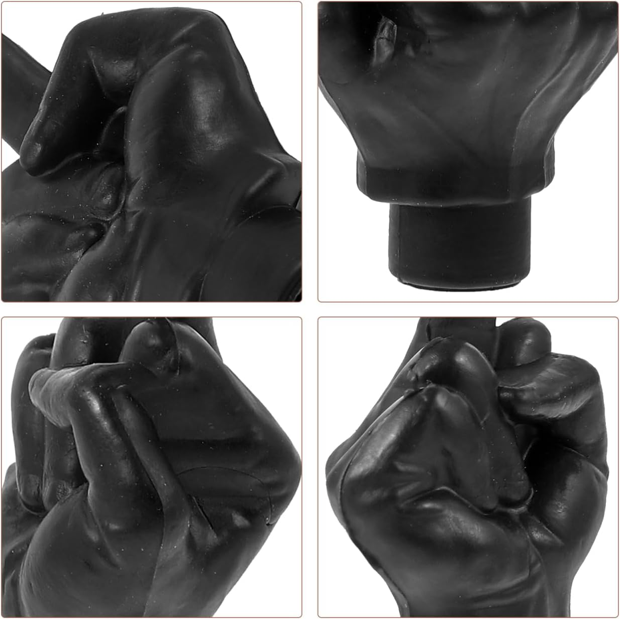 Vaguelly 4Pcs Valve Stem Caps for Cars Suvs Motorcycles Easy Installation Dirtproof Design for Friends - Chocolate image number 2