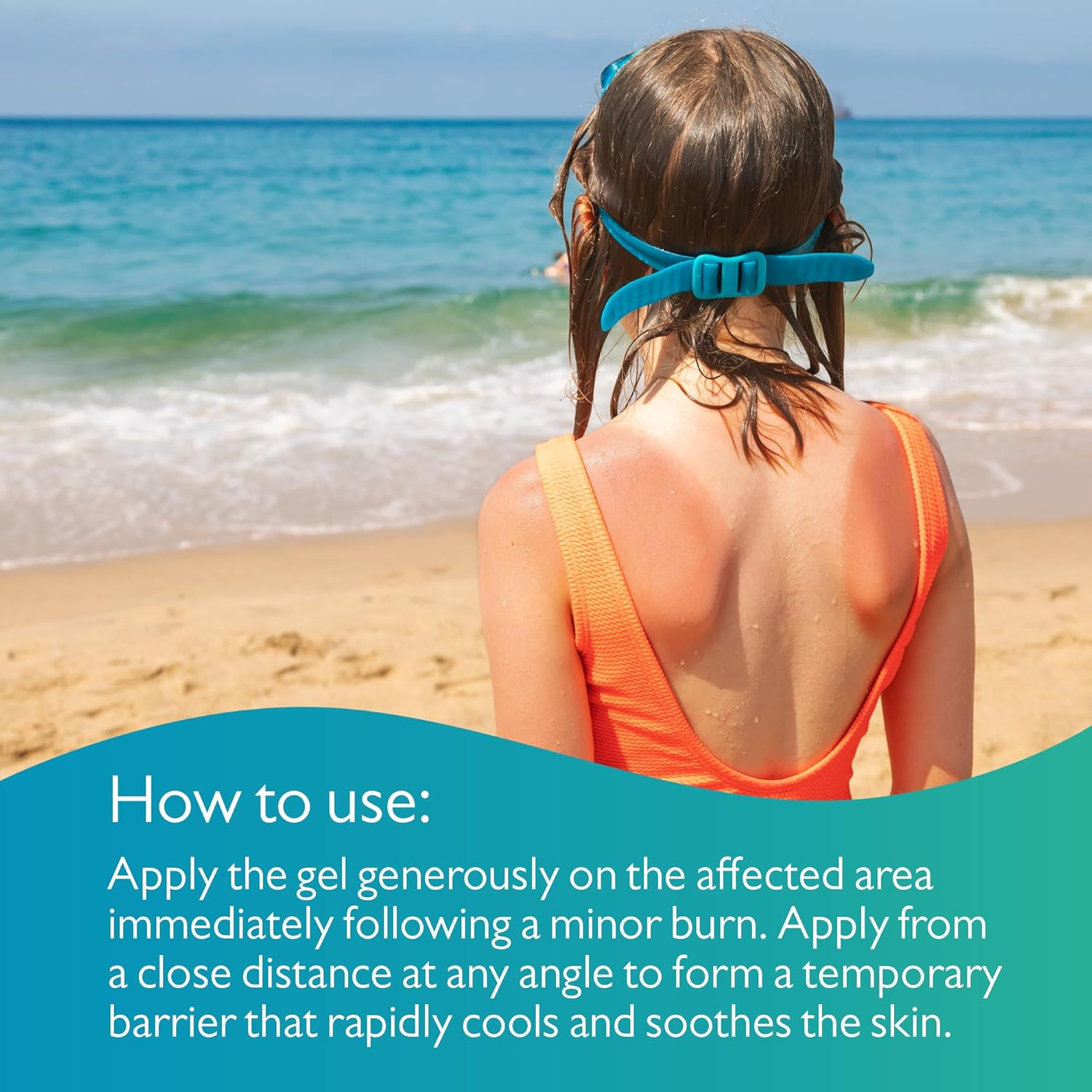 Crystasoothe Burn Gel - after Burn, Protective Gel to Cool and Soothe Minor Burns, Scalds and Sunburns. First Aid Treatment Spray. 100Ml Bottle image number 4