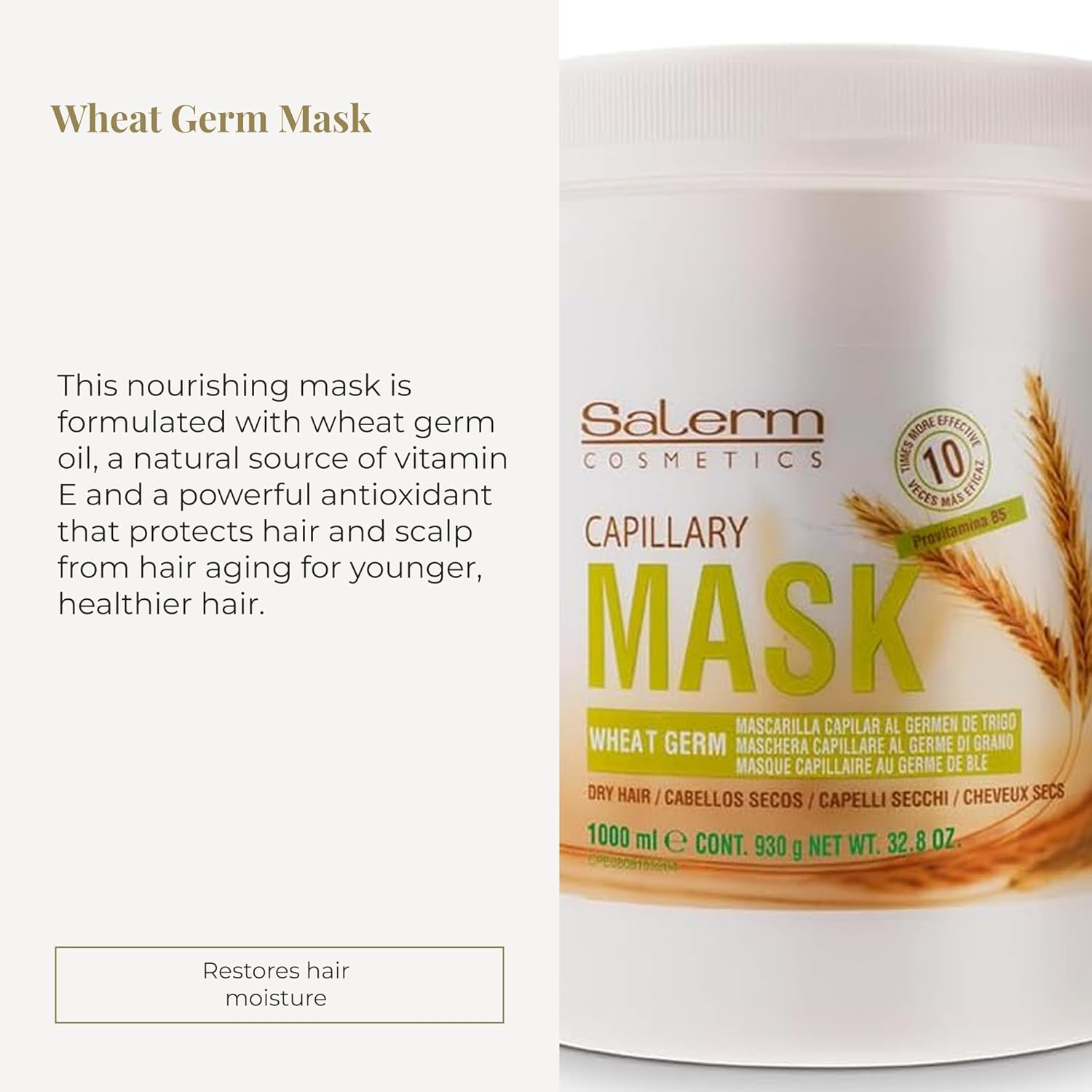 Wheat Germ Hair Mask 1000 Ml image number 1