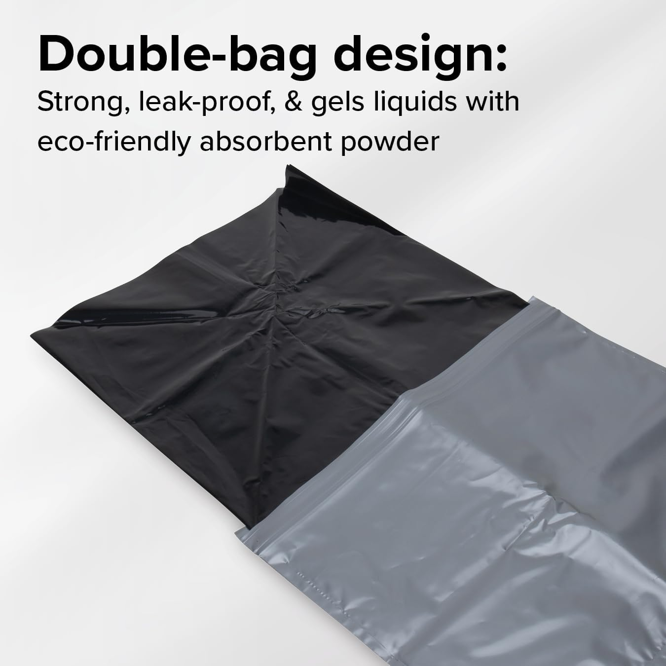 Camco Toilet Waste Bags - Durable Double Bag Design Is Leak-Proof - Inner Bag Gels Any Liquid - Great for Camping, Hiking and Hunting and More - 3 Pack (41547) image number 1
