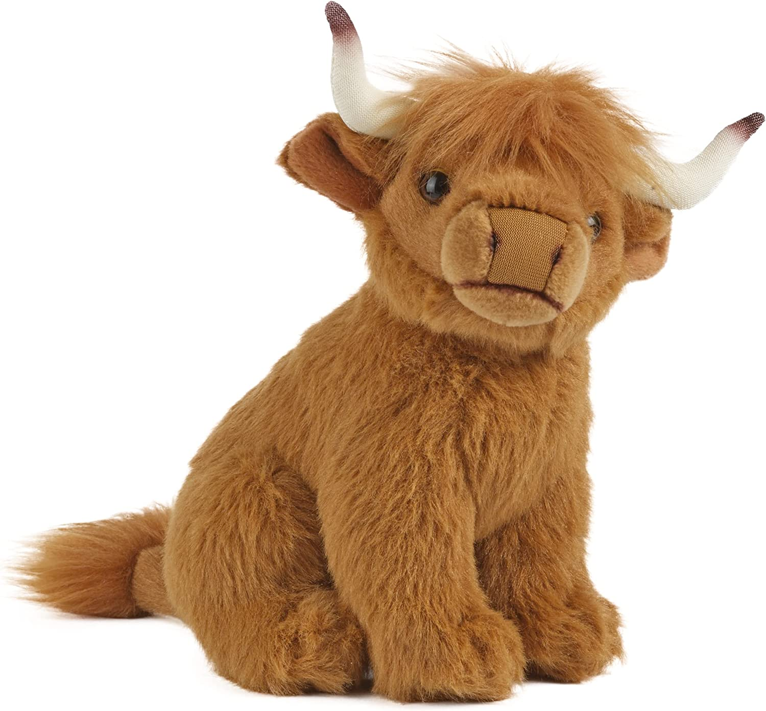 Living Nature Highland Cow Plush Toy with Sound, 30Cm, Realistic Farm Animal with Educational Fact Tags, Eco-Friendly and Cuddly, Ideal for Kids, Animal Lovers, and Home D&eacute;cor image number 5