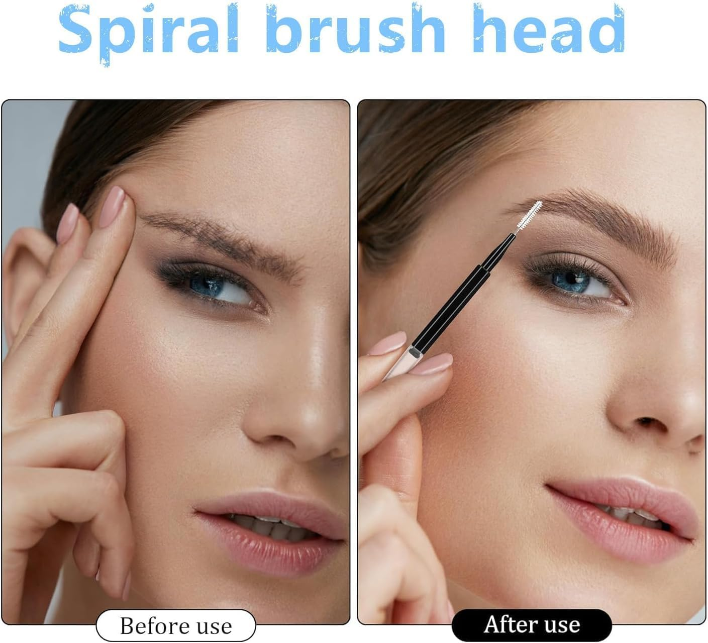 Eyebrow Spoolie Brushes with Caps, 50Pcs Lash and Brow Lamination Applicators Eyelash Spoolie Brushes, Lash Filler Lifting Extension Brow Lamination Brush for Women and Girls image number 6