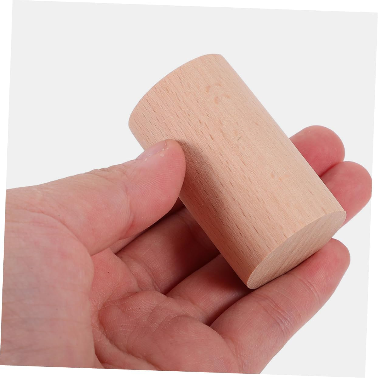 TOYZFRIENDY Mini Cylinder Pedestal Stands Aromatherapy Wooden Base Essential Oil Bottle Display Pillars Oil Diffuser Pillars image number 2