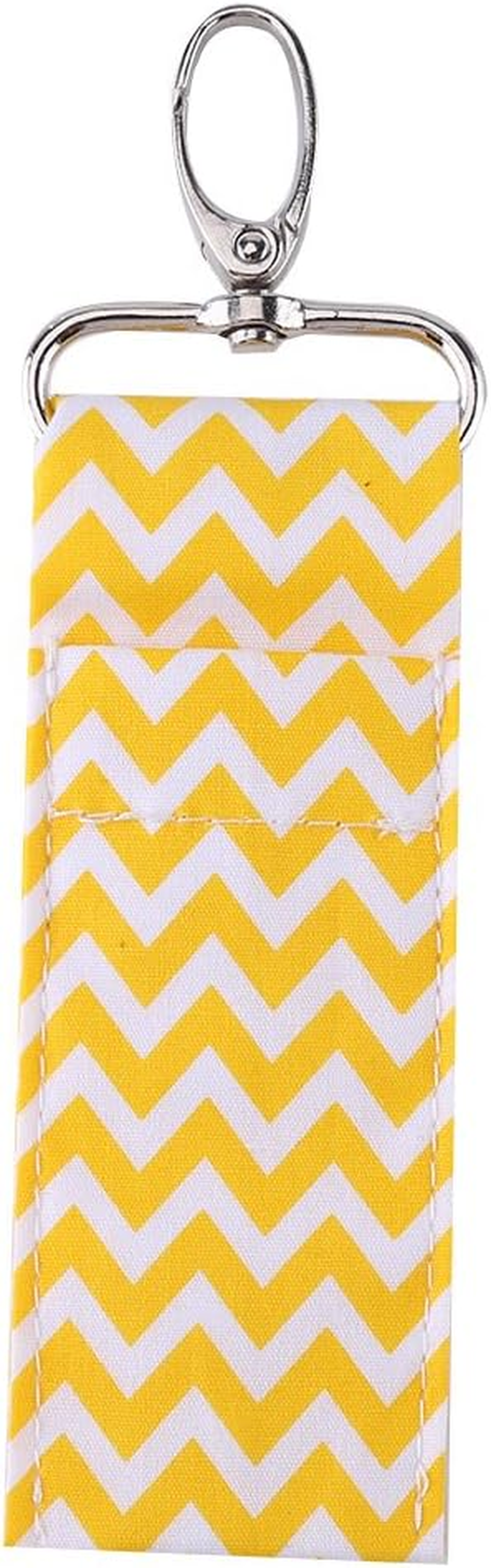 Haofy Lipstick Holder Keychain, Fashionable Design, Convenient Storage, Practical, Easy to Attach, Hot and Fashionable Accessory for Women, Unique Design (Yellow) - Black image number 6