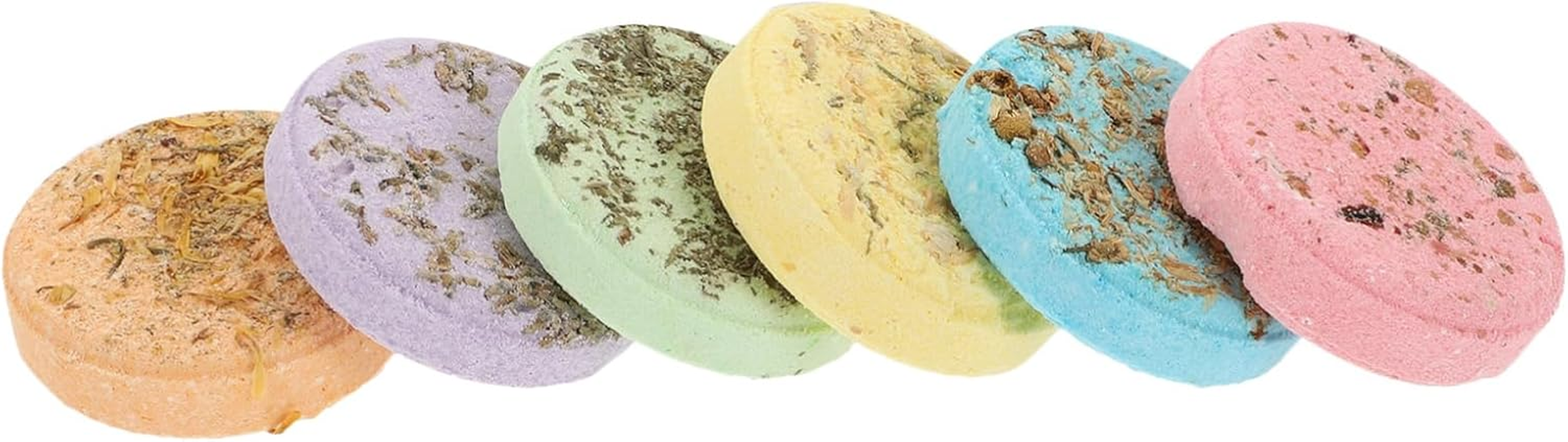 OSOLADY 6Pcs Steamers Jasmine Mint Lavender Orange and Rose Scents Aromatherapy Bath Accessory for Relaxation and Experience