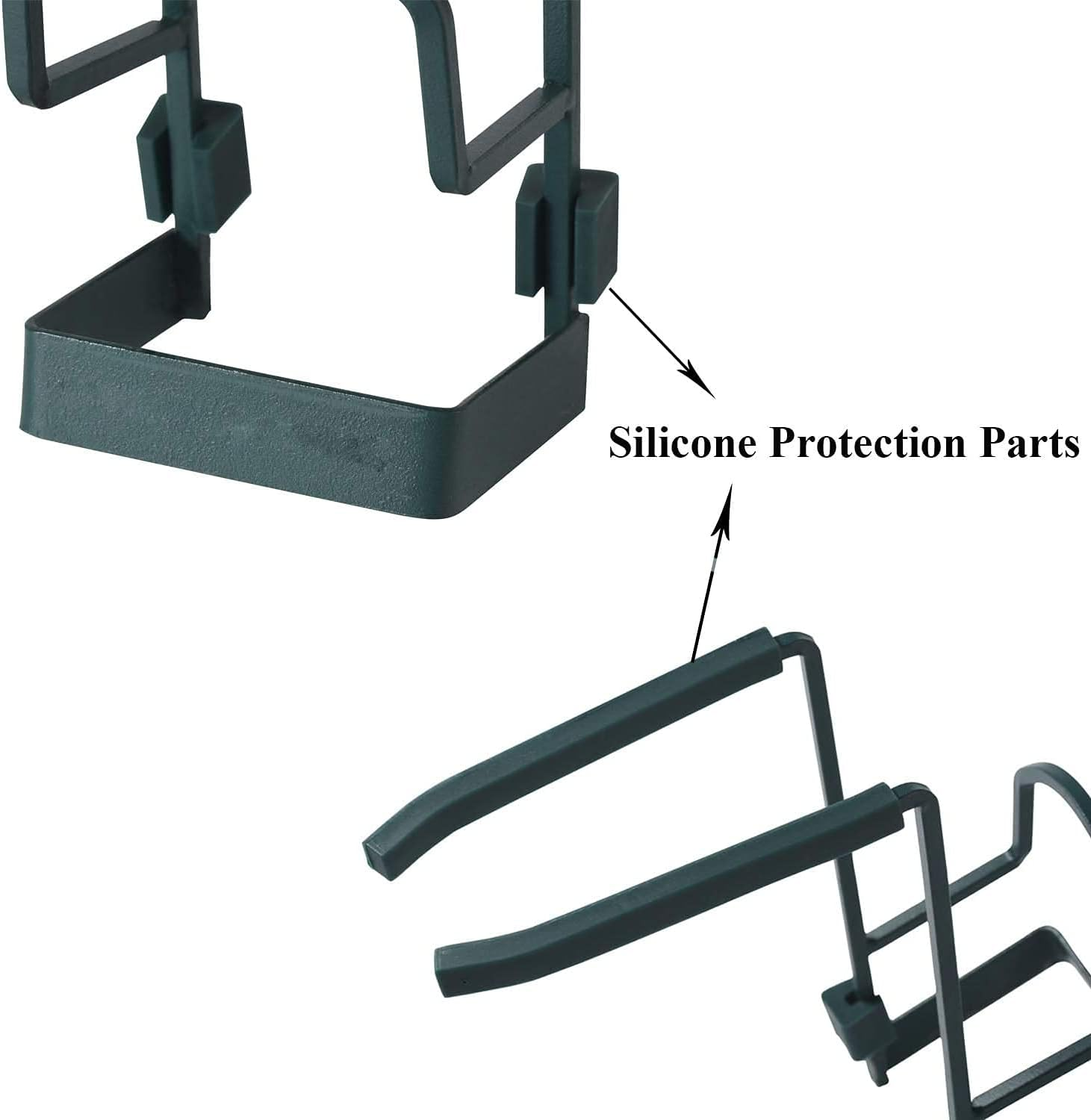Achoulei Sink Caddy Sink Sponge Holder - Faucet Rack Shower Tray - Kitchen and Bathroom Metal Organizer Hanging Fix around Faucet