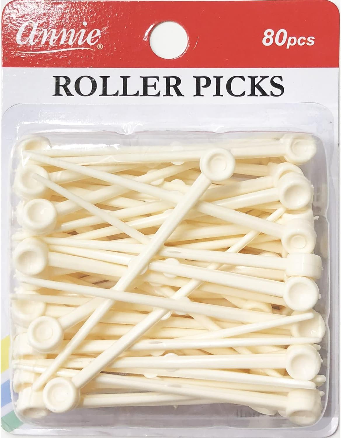 Annie Plastic Roller Picks 80PCS #3199