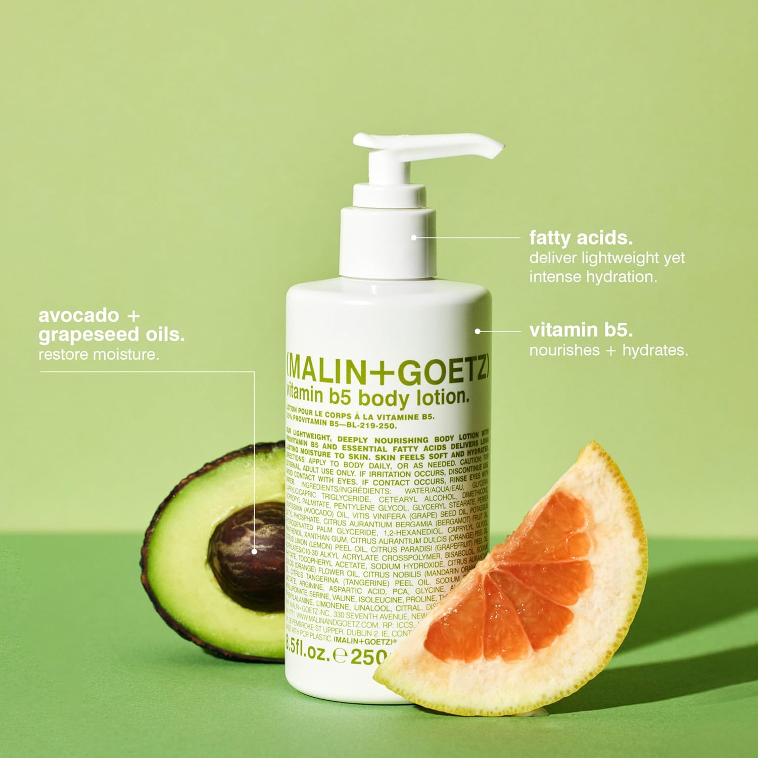 Malin + Goetz Vitamin B5 Body Lotion for Unisex 8.5 Oz Body Lotion, 250 Ml image number 3