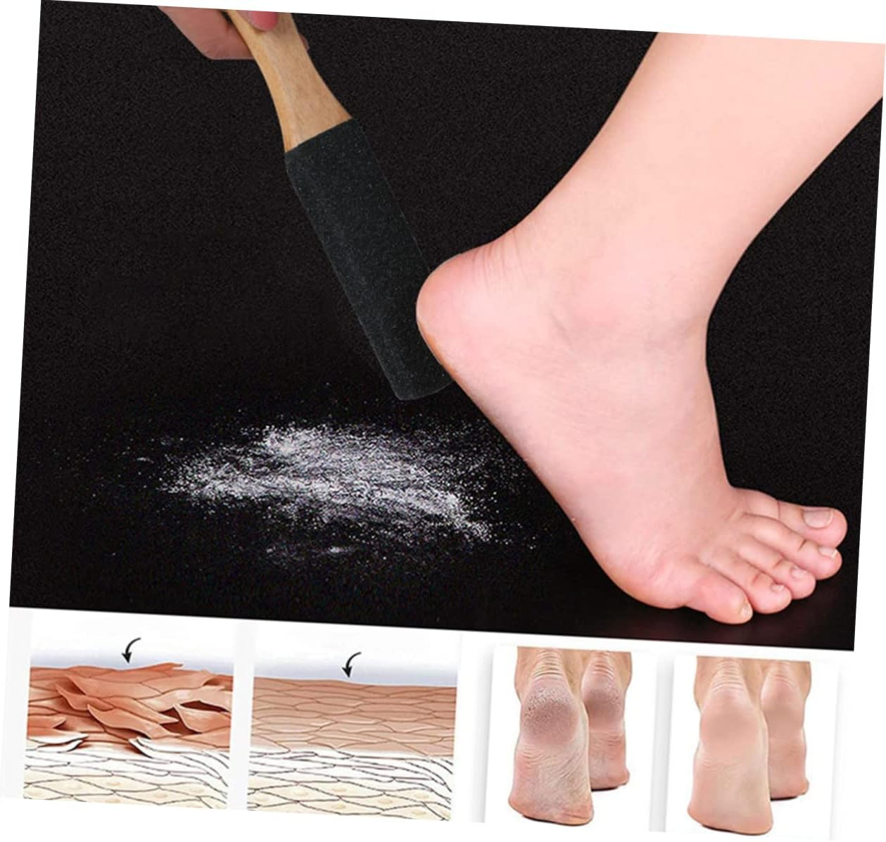 NOLITOY Foot Grinding Board Foot File Callus Remover Pedicure Tools Exfoliator Women Men Hard Skin Remover Scenario image number 6