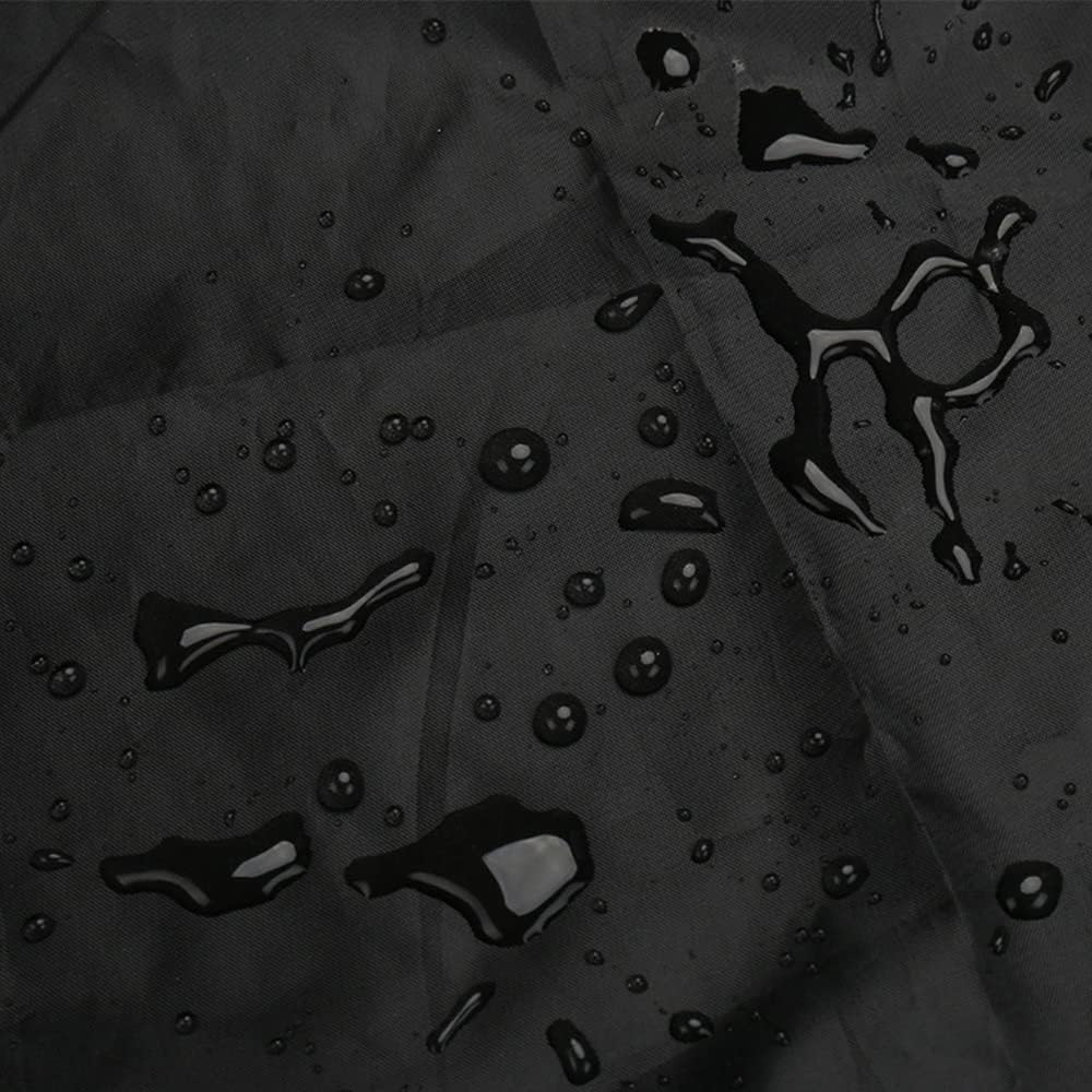 BBQ Grill Cover, 75 Inch Waterproof Burner Gas Grill Cover, Patio Barbecue Grill Cover for Char Broil, Windproof & Uv-Resistant, Gas Smoker Cover with Adjustable Drawstring (75X28X46Inch)