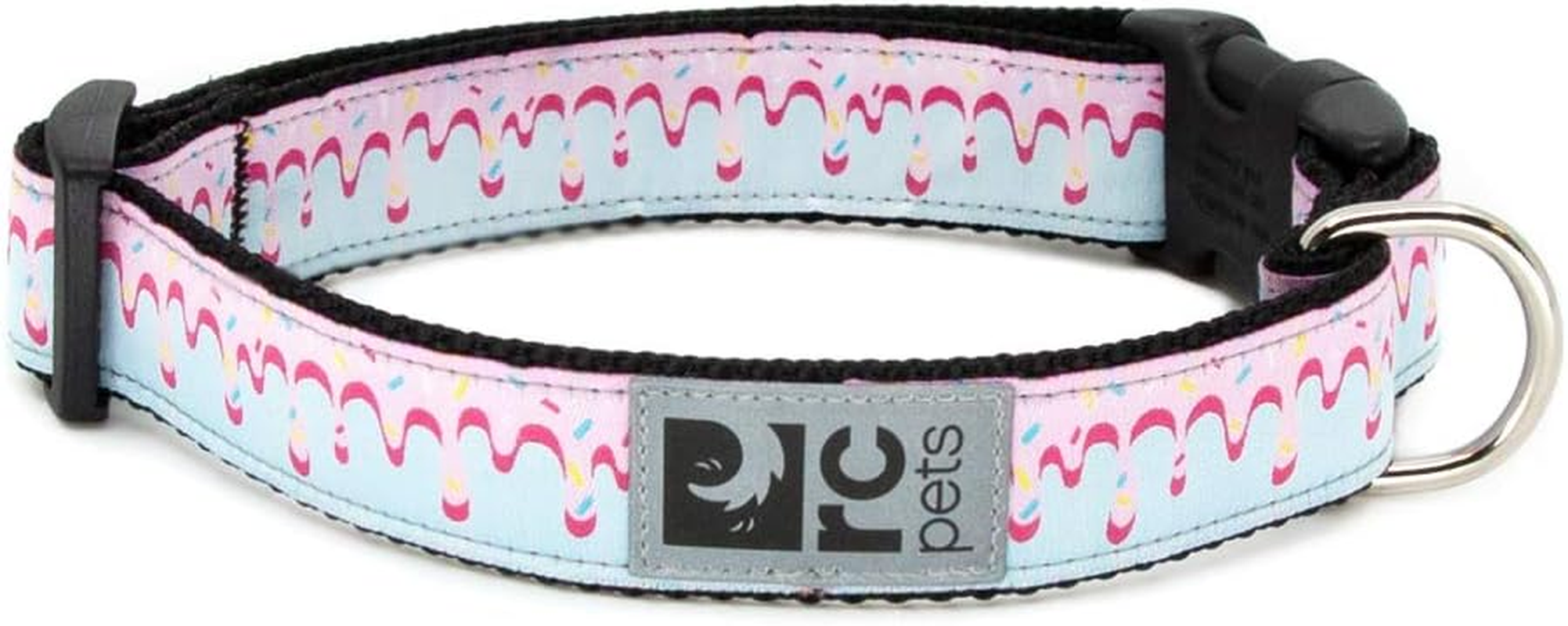 RC Pets 1 Inch Adjustable Dog Clip Collar, Medium, Bright Paisley image number 6