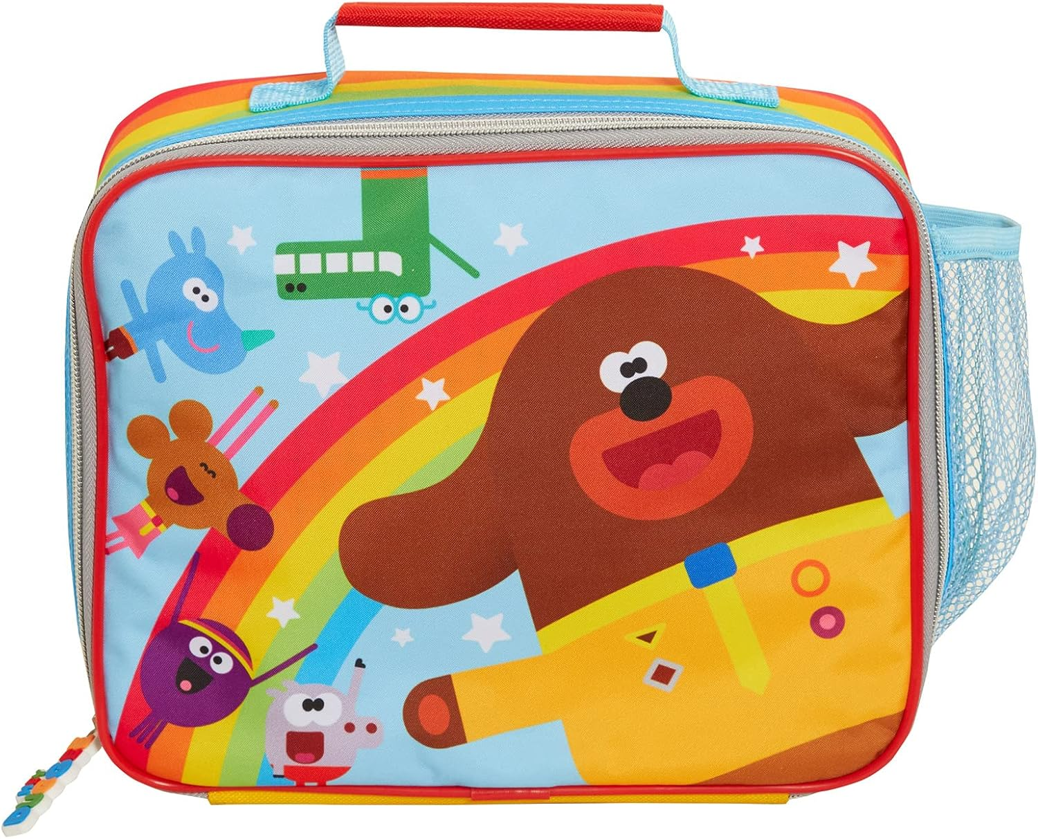 Hey Duggee Lunch Bag for Kids Squirrel Club Rainbow Lunch Box School Travel Insulated Lunchbag with Drinks Holder image number 4