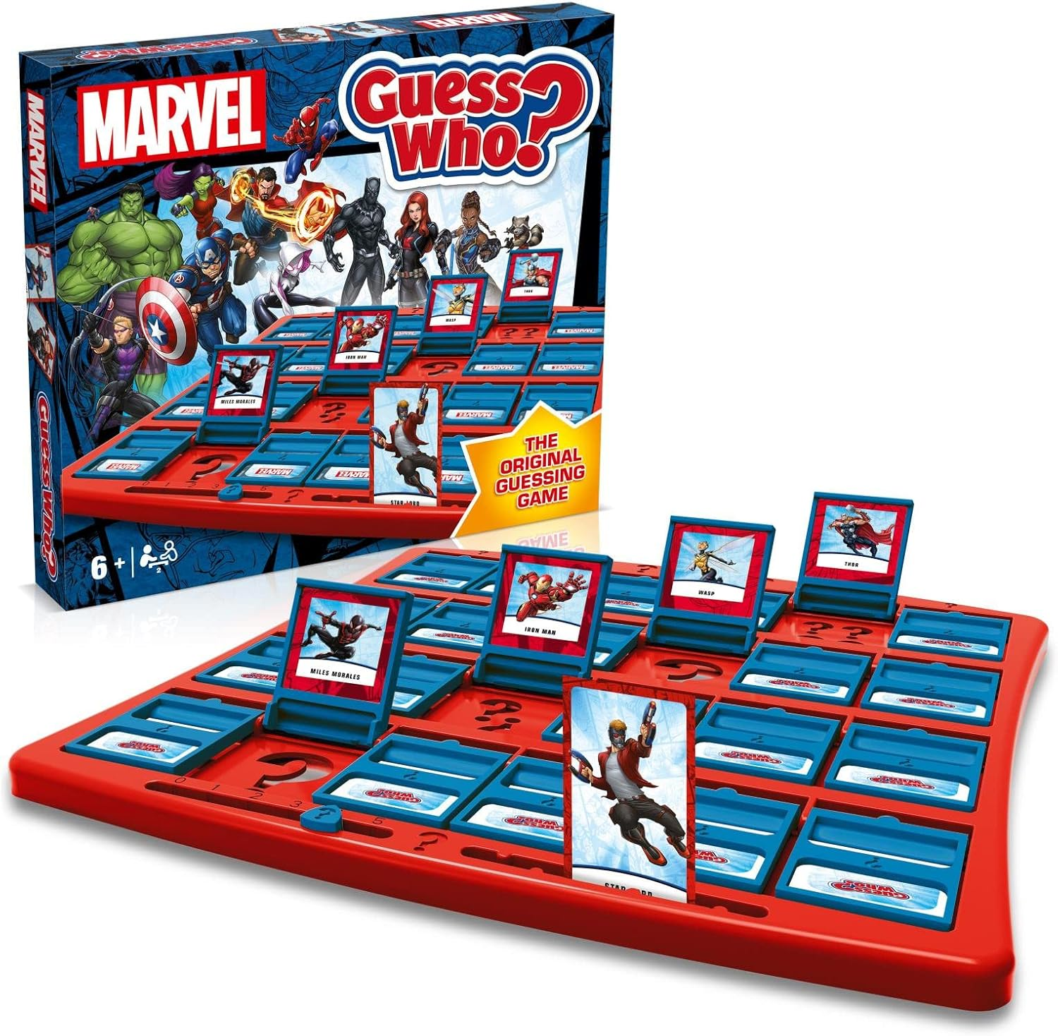 Winning Moves Guess Who? Marvel Edition - Guessing Board Game about Your Favourite Characters from Marvel - 2 Players Aged 10+ image number 2