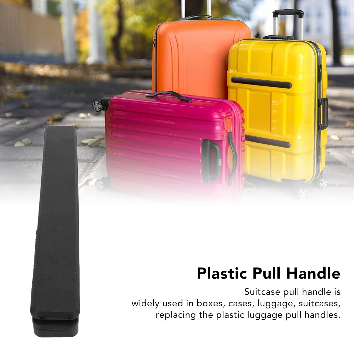 QANYEGN Plastic Luggage Pull Handle, 20Cm Length Suitcase Handle Replacement, Suitcase Handle for Boxes and Cases image number 4