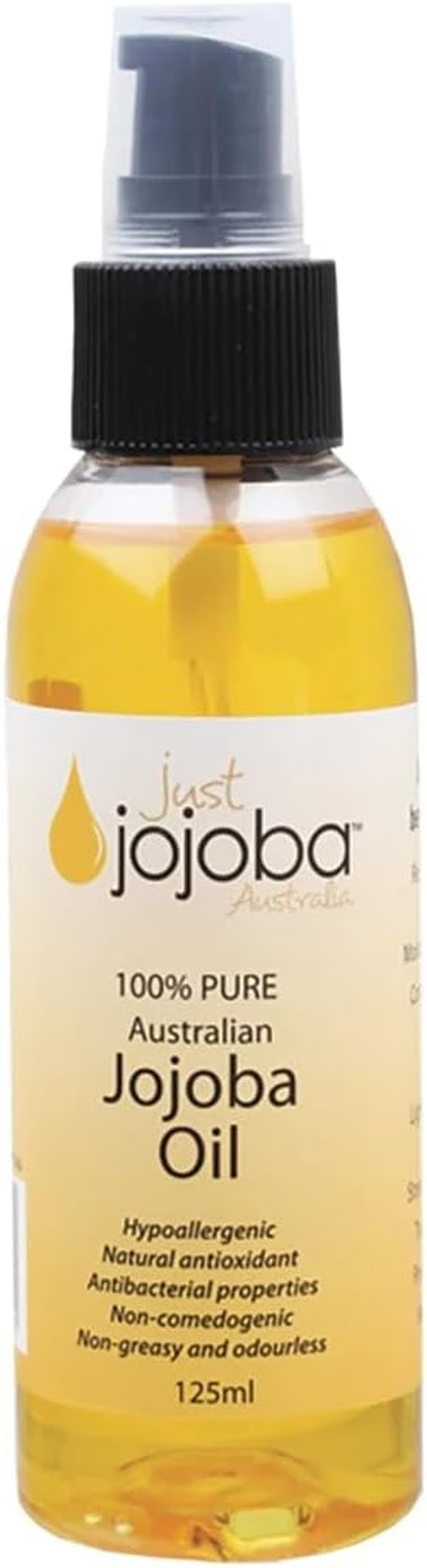 Just Jojoba Australia Pure Australian Jojoba Oil, 125 Milliliter
